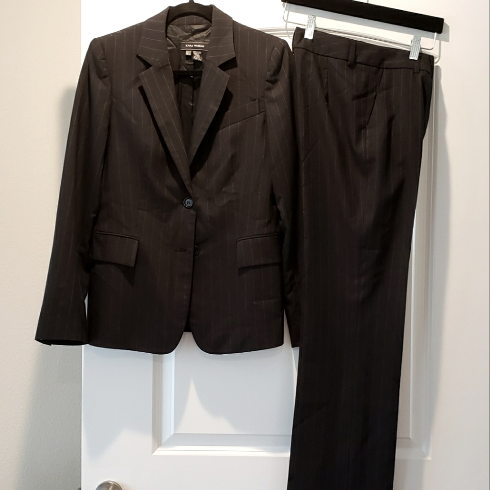 Pinstripe Zara Suit